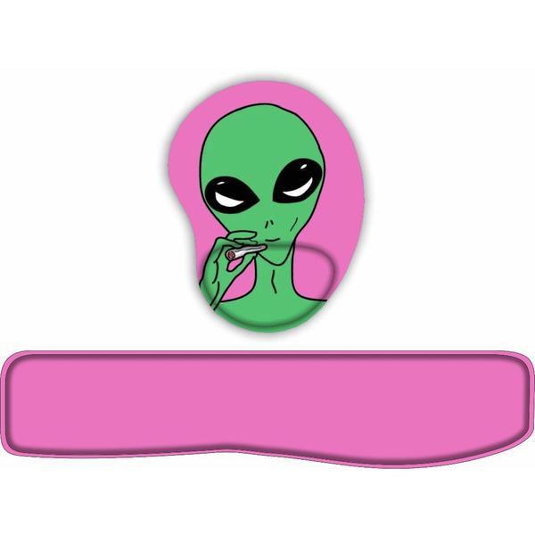 Imagem de Kit Mouse Pad + Apoio de teclado Alien