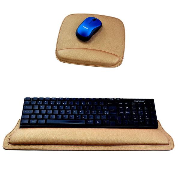 Imagem de Kit Mouse Pad E Apoio De Teclado Prada - Office Designer