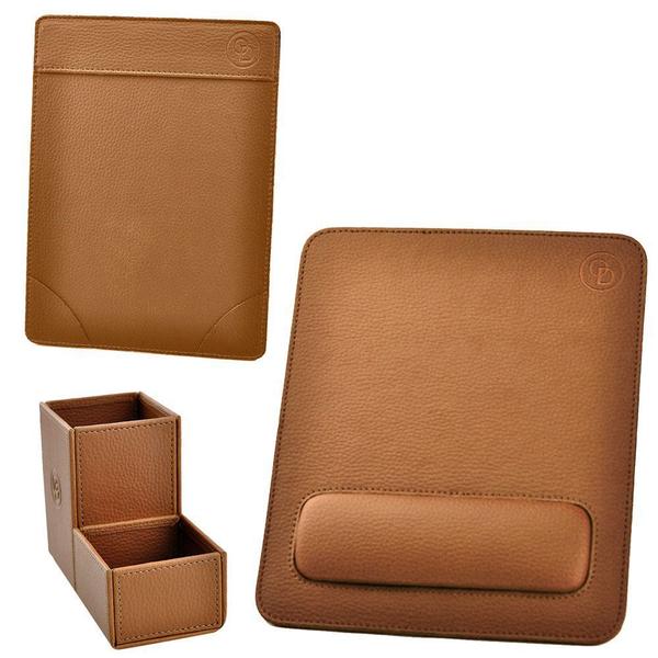 Imagem de Kit Mouse Pad, Porta Caneta, Risque A5 - Office Designer