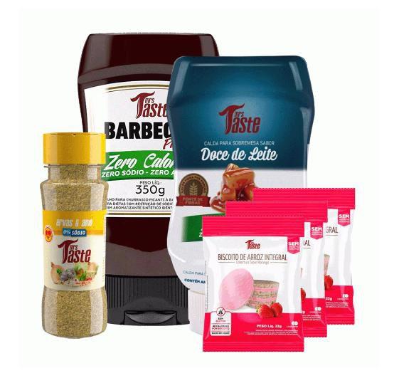 Kit Mrs. Taste - Caldas, molhos e temperos sem açúcar. - MRS TASTE Imagem de Kit Mrs. Taste - Caldas, molhos e temperos sem açúcar.