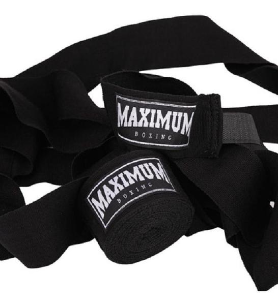 Imagem de Kit Muay Thai Caneleiras, Luvas De Boxe Oz, Bucal E Band 05 M Maximum