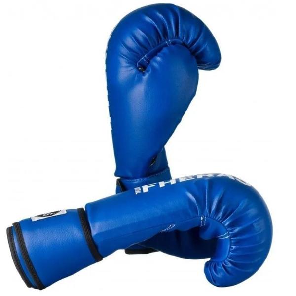 Imagem de Kit  Muay Thai e Boxe Luva, Bandagem, Protetor Bucal e Caneleira Fheras