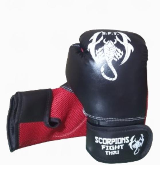 Imagem de Kit Muay Thai Kickboxing Luva,Bandagem,Bolsa,Bucal