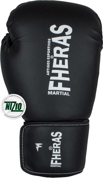 Imagem de Kit Muay Thai Luva Bandagem Caneleira Bucal Fheras