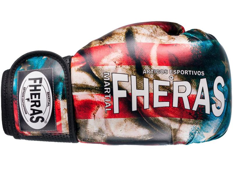 Imagem de Kit Muay Thai Luva Estampa De Boxe kickboxing Bandagem Bolsa