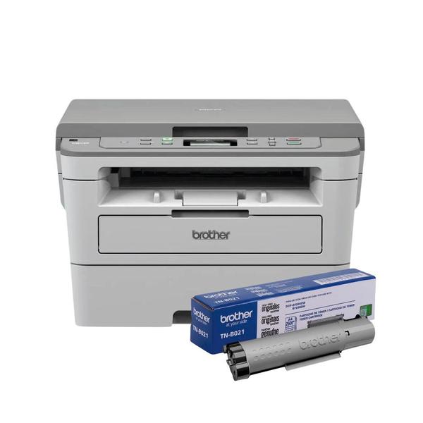 Kit Multifuncional Monocromatica Brother Dcpb7520dw + Toner Tnb021 2600 Pág Imagem de Kit Multifuncional Monocromatica Brother Dcpb7520dw + Toner Tnb021 2600 Pág