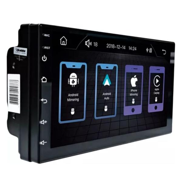 Kit Multimídia Fox CrossFox 2003 / 2009 7 Pol CarPlay AndroidAuto