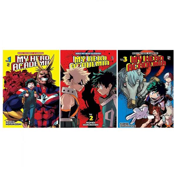 Imagem de Kit My Hero Academia Vol. 1 ao 3