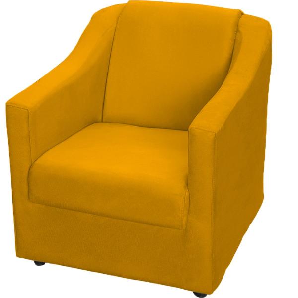 Imagem de Kit Namoradeira + 4 Poltronas Decorativas Para Sala Mila Suede Cores Pé de Plastico Cromado