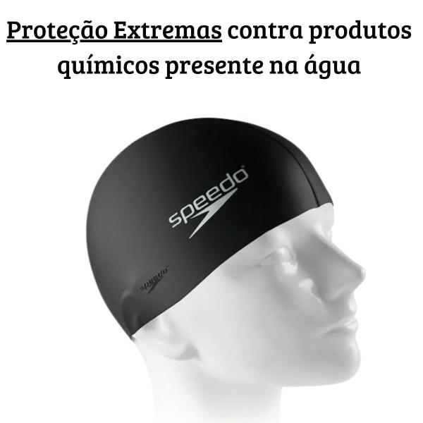 Imagem de Kit Natação Touca Silicone e Óculos Speedo Adulto c/ Vedação