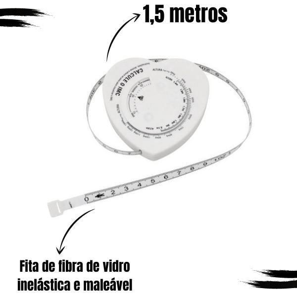 Imagem de Kit Necessaire Fisioterapia Goniometro Martelo Buck Fita Imc Oxímetro Pa Med