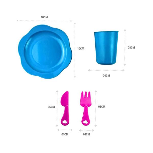 Imagem de Kit New Collection Utensilios Cozinha Infantil Com 20 Peças