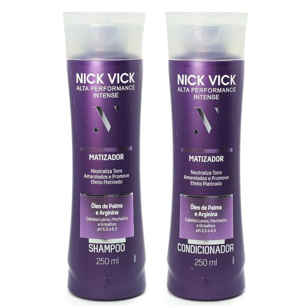 Imagem de Kit NICK VICK Matizador Shampoo e Condicionador