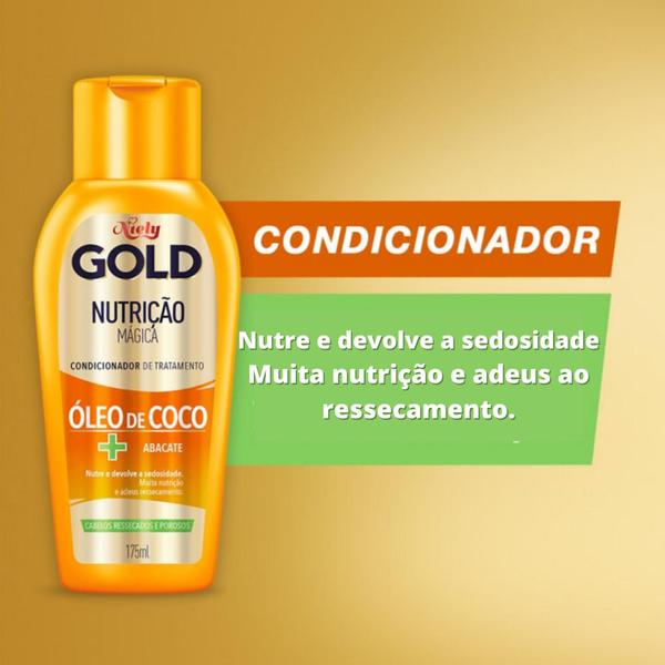 Imagem de Kit Niely Gold Nutrição Mágica Shampoo e Condicionador