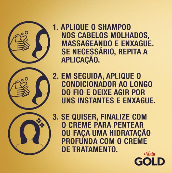 Imagem de Kit Niely Gold Nutrição Mágica Shampoo e Condicionador