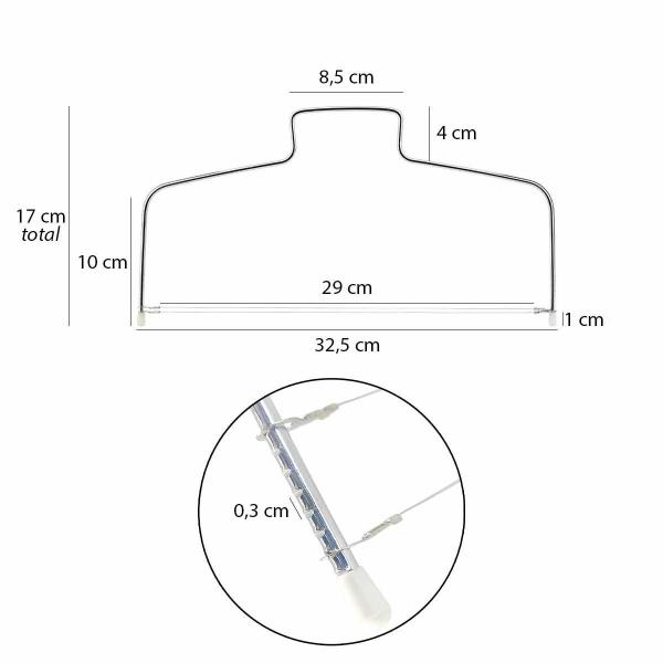 Imagem de Kit Nivelador Cortador Com 3 Espátulas Para Confeitar Bolo