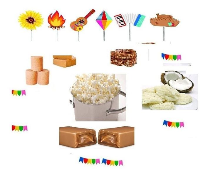 Imagem de Kit Nº1 Doces Festa Junina São João Envio Imediatamente