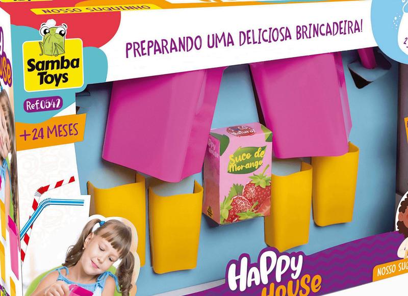 Imagem de Kit Nosso Suquinho Infantil Happy Menina House Samba Toys