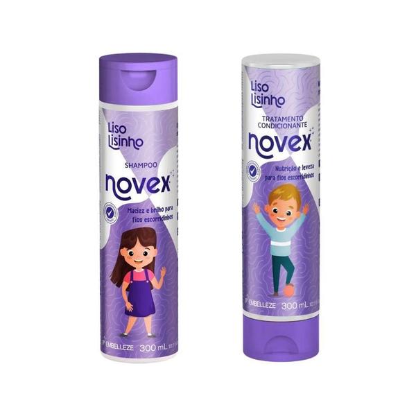 Imagem de Kit Novex Shampoo 300Ml E Cond 300Ml Liso Lisinho