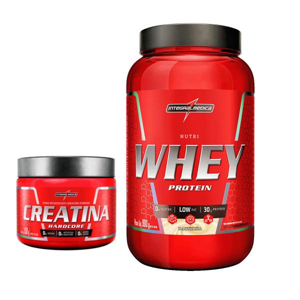 Imagem de Kit Nutri Whey 900g + Creatina 150g Integralmedica Combo