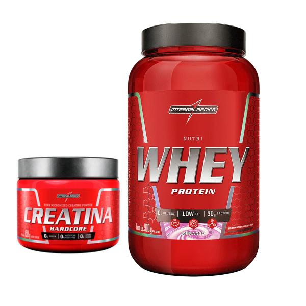 Imagem de Kit Nutri Whey 900g + Creatina 150g Integralmedica Combo