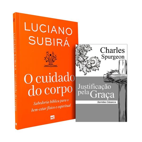 Imagem de Kit O Cuidado do Corpo + Justificação pela Graça Charles Spurgeon