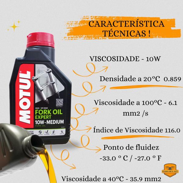 Imagem de Kit Óleo de Bengala Motul Xre 300 / Nx 400 Falcon Retentores + Guarda Pó