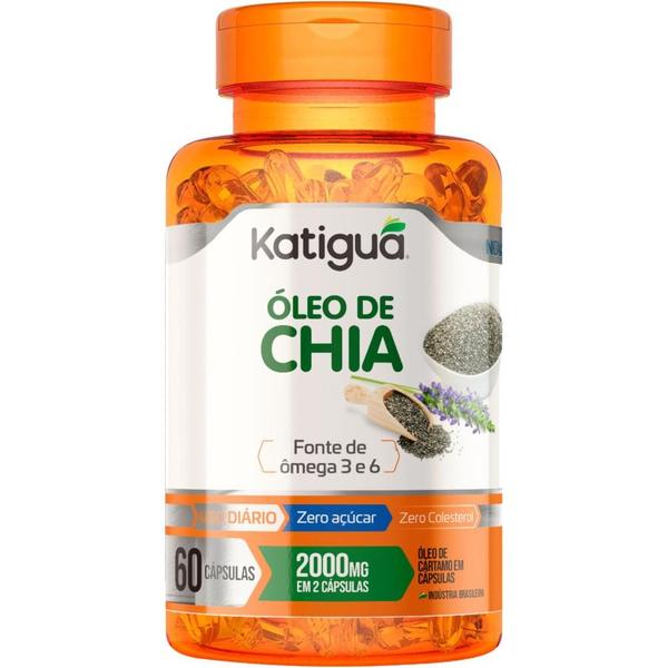 Imagem de Kit Óleo De Chia Katigua Com 10 Potes De 60 Cápsulas Cada