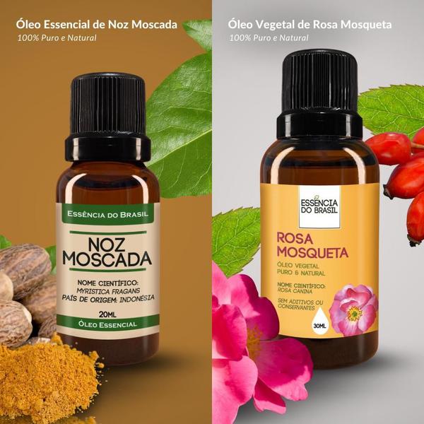 Imagem de Kit Óleo Essen. Noz-Moscada 20Ml + Vegetal R. Mosqueta 30Ml