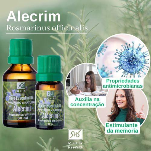 Imagem de Kit Óleo Essencial De Alecrim 10ml + Melaleuca 10ml