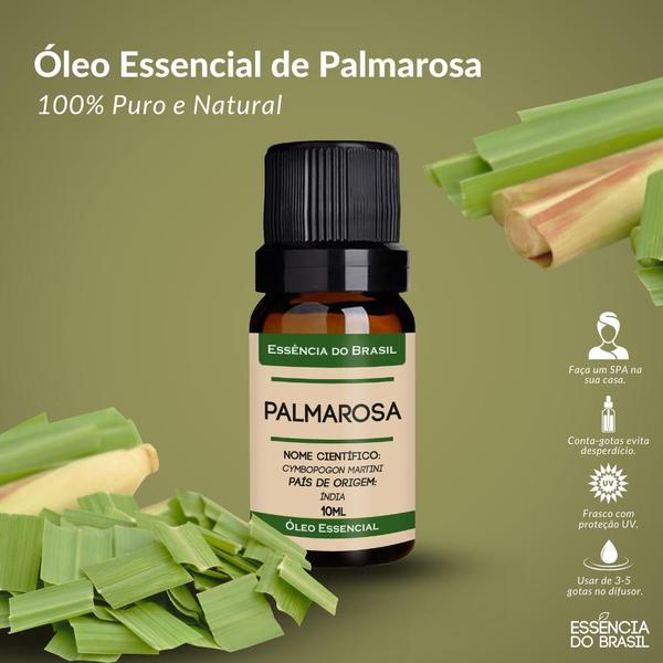 Imagem de Kit Óleo Essencial Palmarosa + Óleo Vegetal de Alecrim 10ml