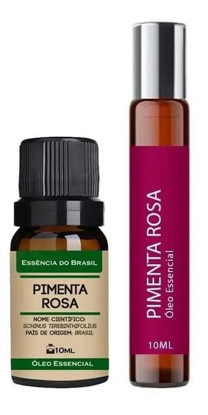 Imagem de Kit Óleo Essencial Pimenta Rosa + Roll On 10Ml - Puro