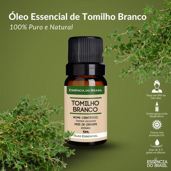 Imagem de Kit Óleo Essencial Tomilho + Pronto P/ Uso Roll On 10ml