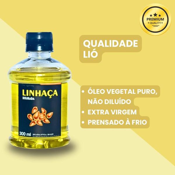 Imagem de Kit Óleo Gengibre + Cúrcuma + Linhaça 300ml Bem Estar Matinal