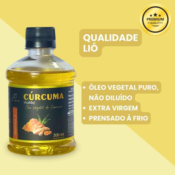 Imagem de Kit Óleo Gengibre + Cúrcuma + Linhaça 300ml Bem Estar Matinal