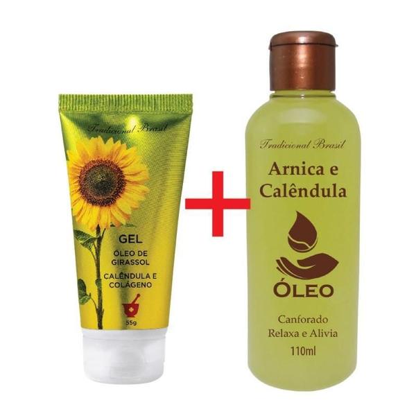 Imagem de Kit Óleo Girassol e Arnica - Regeneração de Tecidos