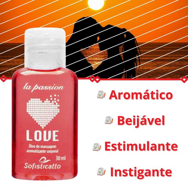 Kit Óleo Love Hot Morango, Óleo Shock Plus Morando e Pomada Fogo