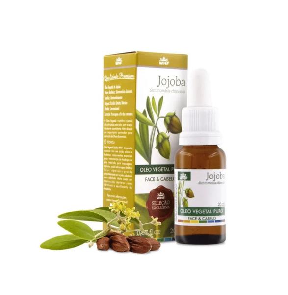 Imagem de Kit Óleo Vegetal Puro Jojoba Face & Cabelos WNF 20ml 2uni