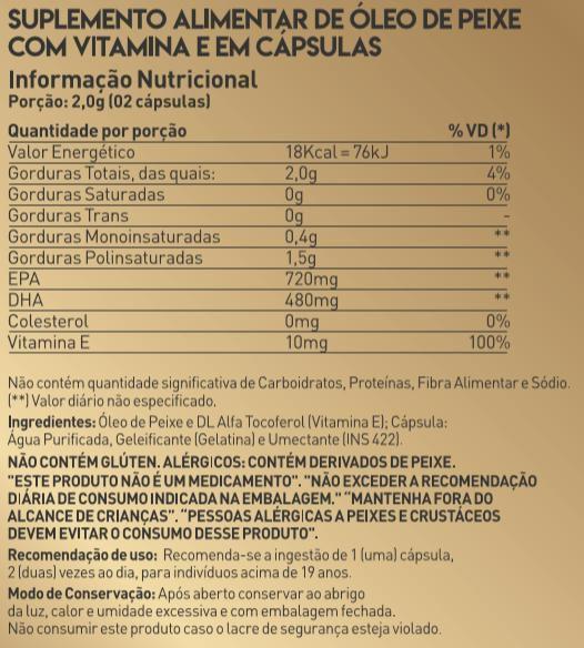 Imagem de Kit Ômega 3 Com Vitamina E 1000Mg True Source 60 Cápsulas