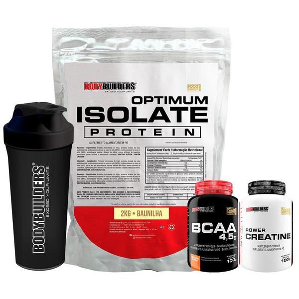 Imagem de Kit Optimum Isolate Whey Protein 2Kg+ Bcaa 100G