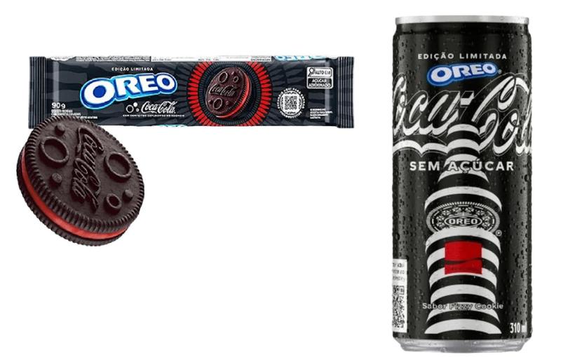 Kit Oreo Biscoito 90g & Coca-Cola 310ml Edição Limitada Imagem de Kit Oreo Biscoito 90g & Coca-Cola 310ml Edição Limitada