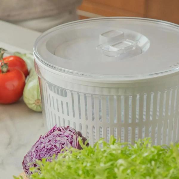 Imagem de Kit organizador e secador de saladas Ou 5,5L Clear Fresh