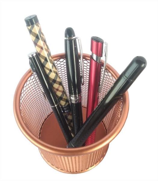 Imagem de Kit Organizador, Porta Caneta E Lixeira Rose Gold Escritório