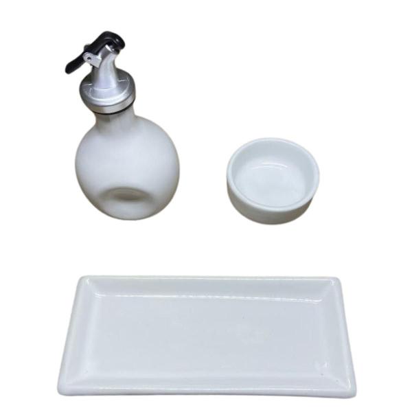 Imagem de Kit Oriental Branco para Sushi 4 Pessoas Completo e Pratico