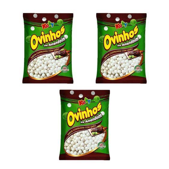 Kit Ovinho de Amendoim Sabor Costelinha de Limão com 3kg - Kuky Imagem de Kit Ovinho de Amendoim Sabor Costelinha de Limão com 3kg