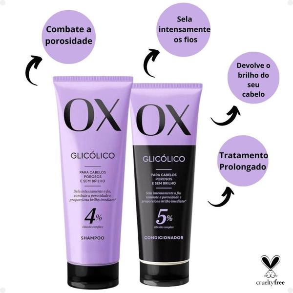 Imagem de Kit Ox Glicólico: Shampoo E Condicionador 170Ml