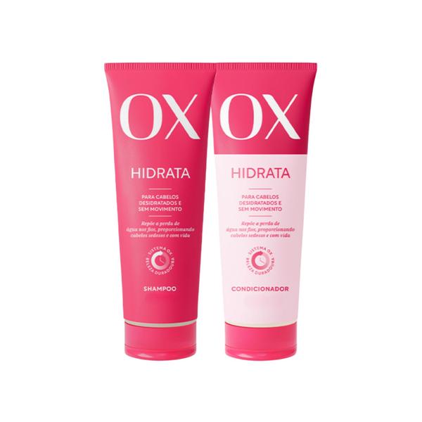 Imagem de Kit Ox Shampoo 375ml + condicionador 170ml Hidrata