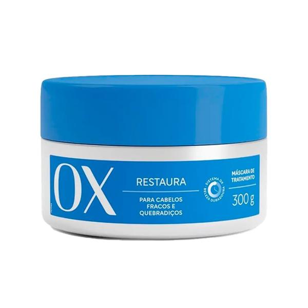 Imagem de Kit Ox Shampoo 375ml e Condicionador Restaura 170ml  Mais Máscara Ox Restaura 300g