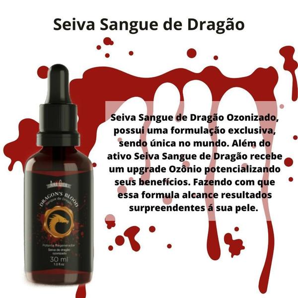 Kit ozonizado Sangue de Dragão e Rosa Mosqueta 30ml - Amaozon Imagem de Kit ozonizado Sangue de Dragão e Rosa Mosqueta 30ml