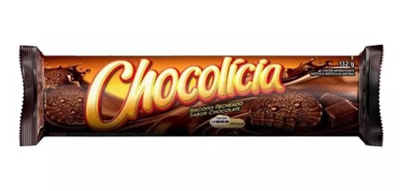 Imagem de Kit Pack 10 Chocolicia Nabisco Chocolate Biscoito Recheado